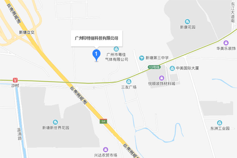 广州图文快印地图